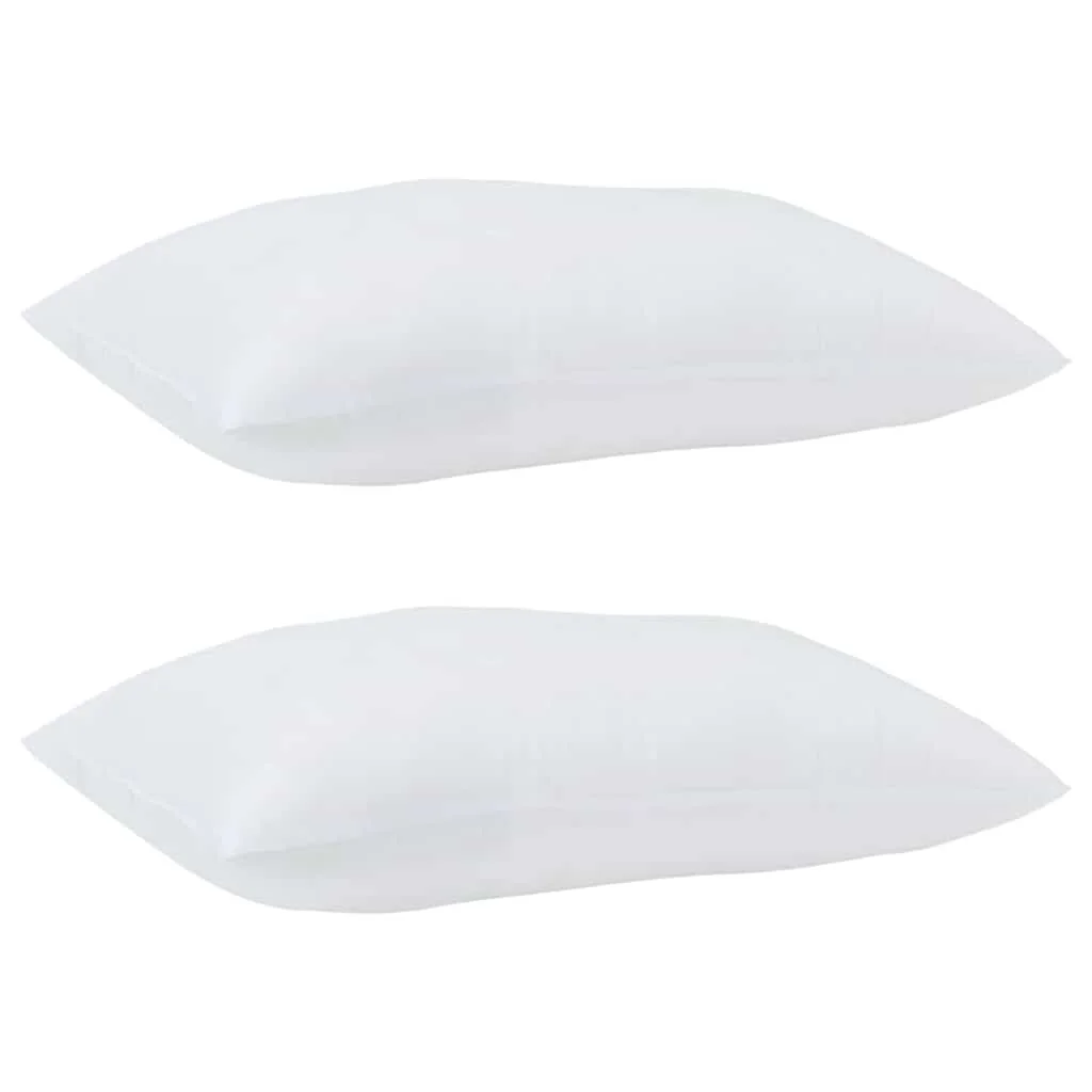 Paplan Egyéb párnával 2 pcs Fehér 155 x 220 cm Pehely