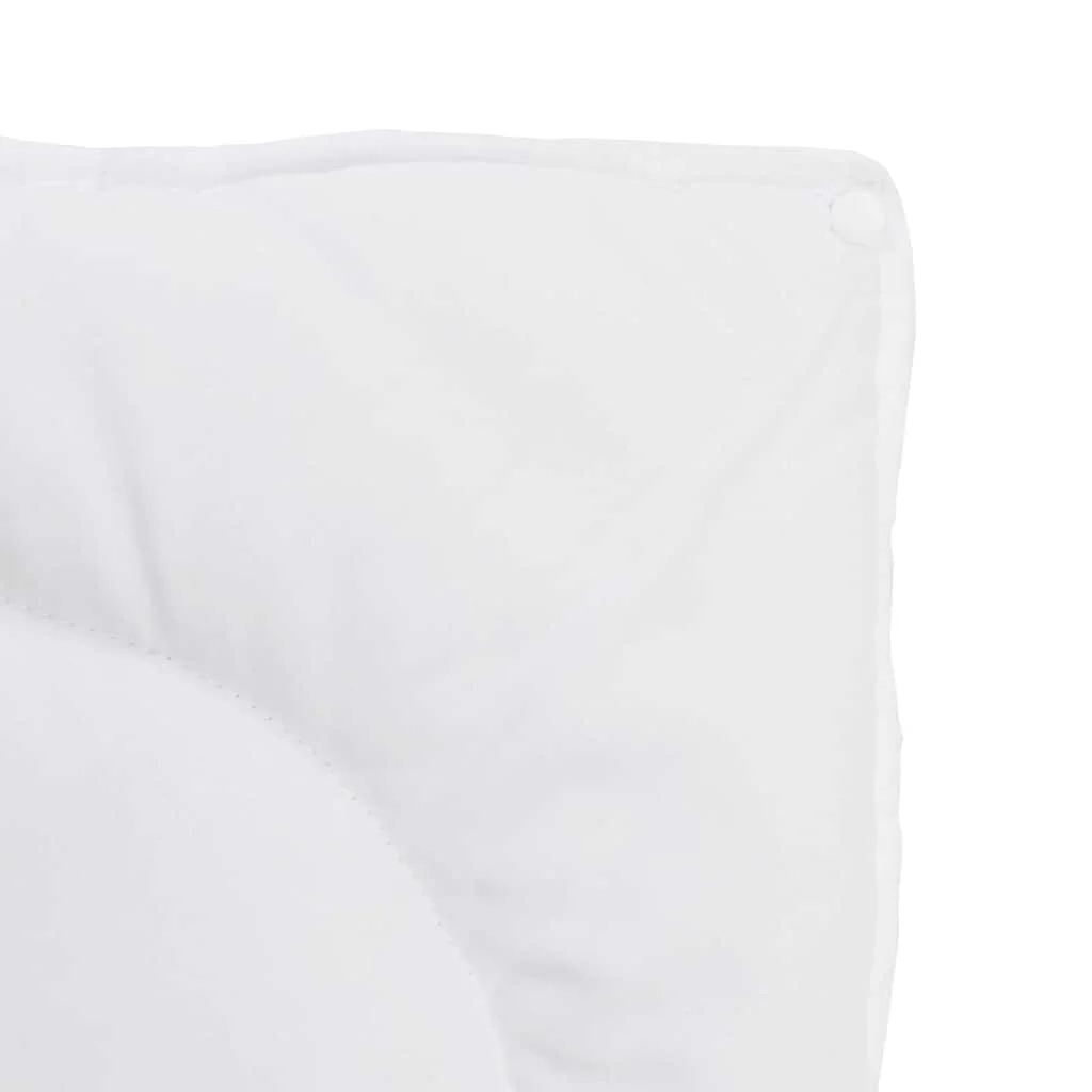 Paplan párnával 2 pcs Fehér 140 x 220 cm Mikroszálas