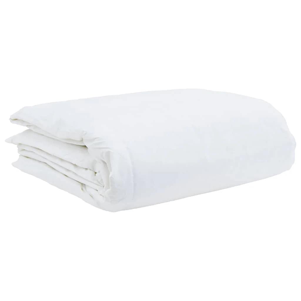 Paplan párnával 3 pcs Fehér 200 x 220 cm Pehely
