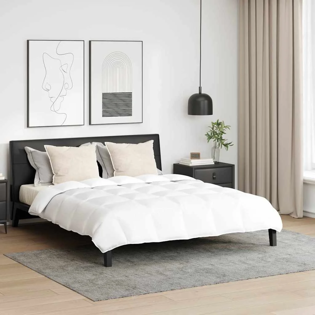 Paplan Egyéb párnával 3 pcs Fehér 200 x 220 cm Pehely