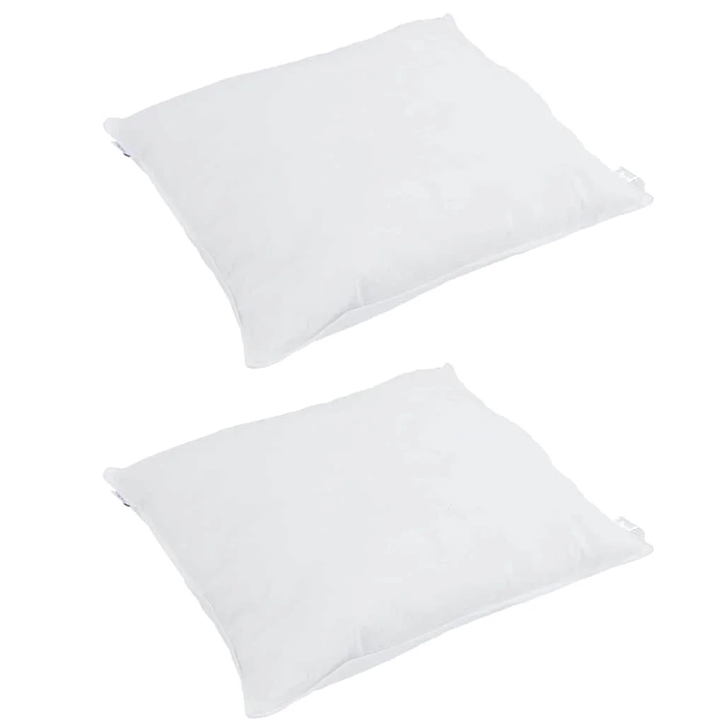 Paplan Egyéb párnával 3 pcs Fehér 240 x 220 cm Pehely