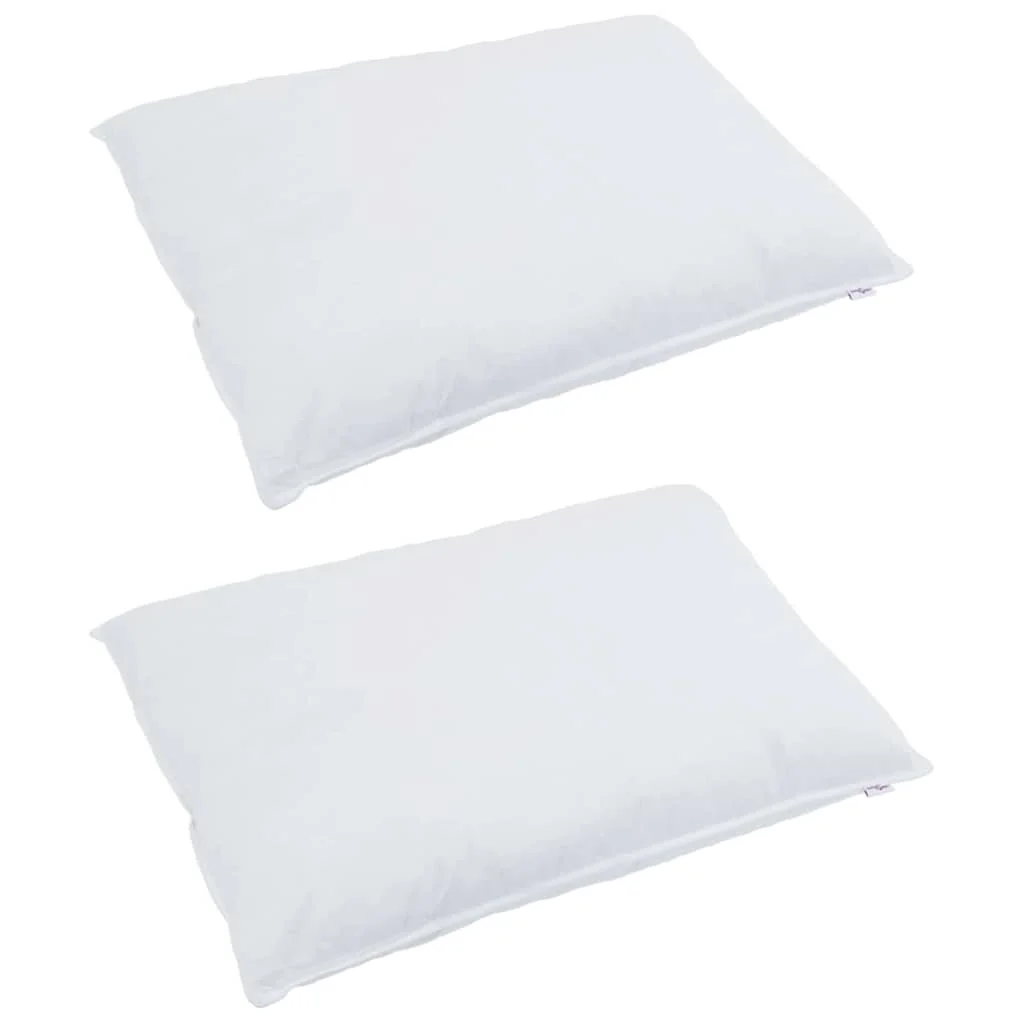 Paplan Egyéb párnával 3 pcs Fehér 200 x 200 cm Pehely