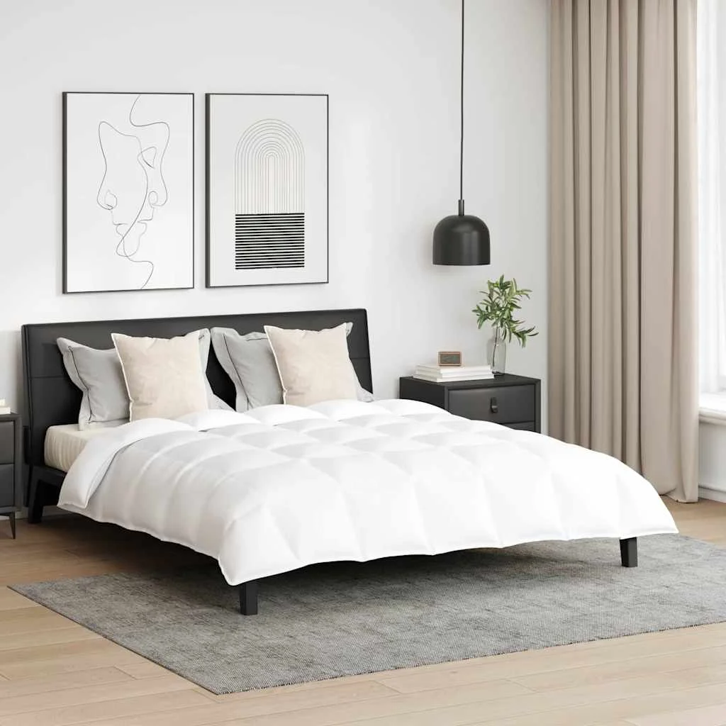 Paplan Egyéb párnával 3 pcs Fehér 200 x 220 cm Pehely