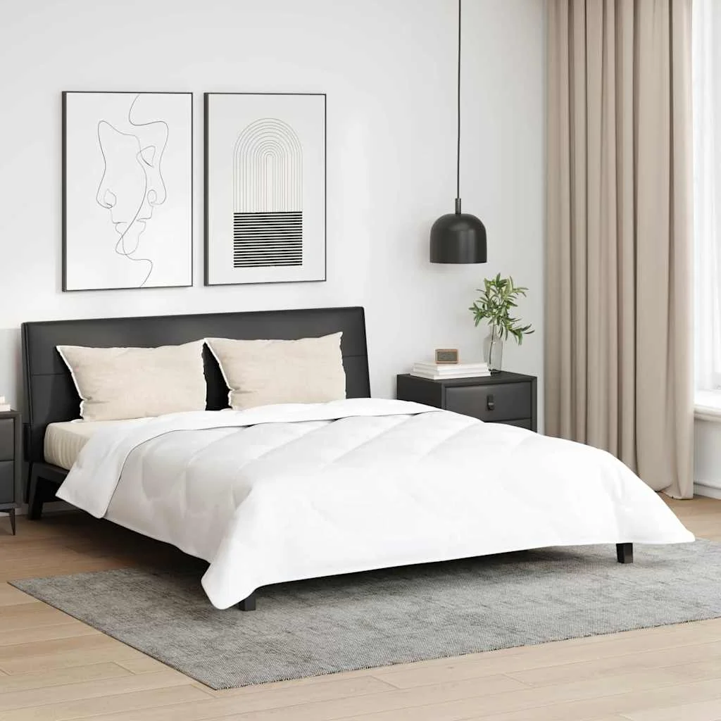 Téli takaró párnával 3 pcs Fehér 240 x 260 cm Mikroszálas