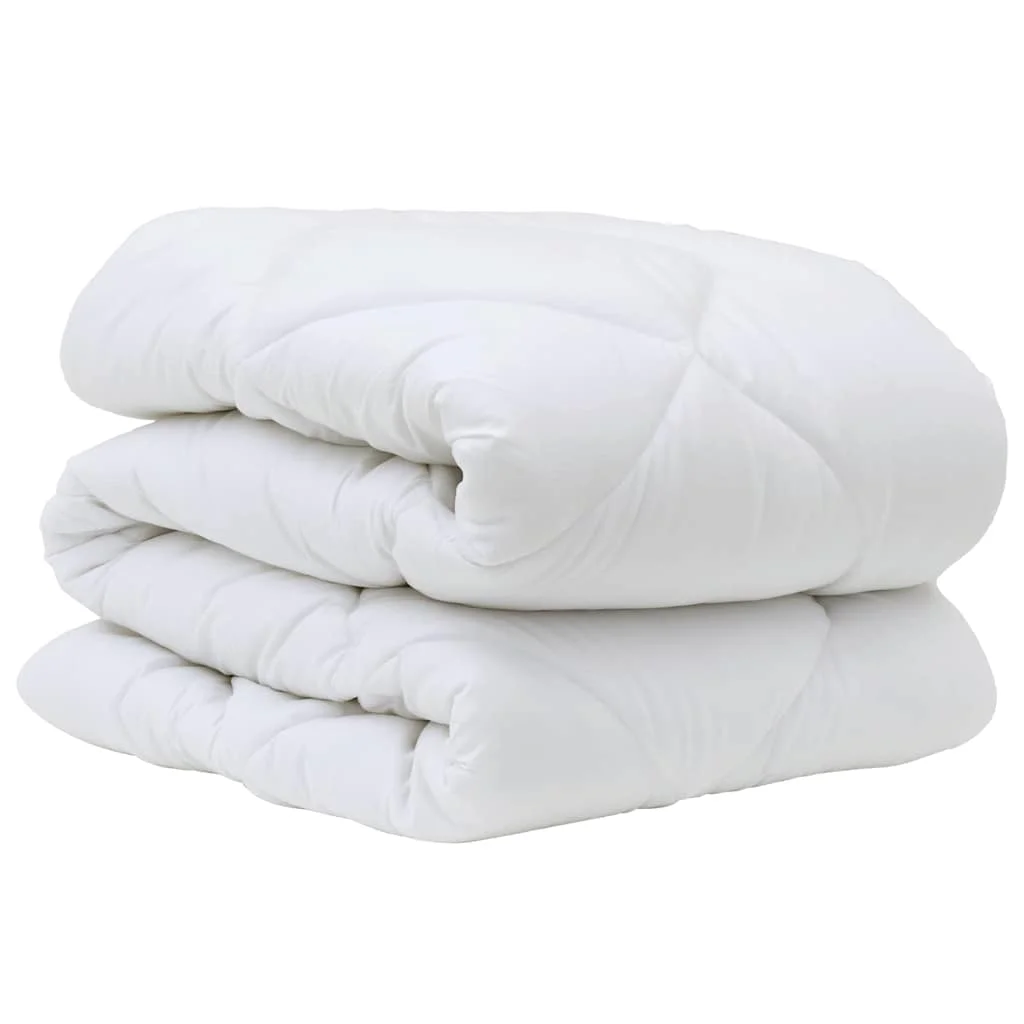 Paplan Egyéb párnával 3 pcs Fehér 200 x 220 cm Mikroszálas