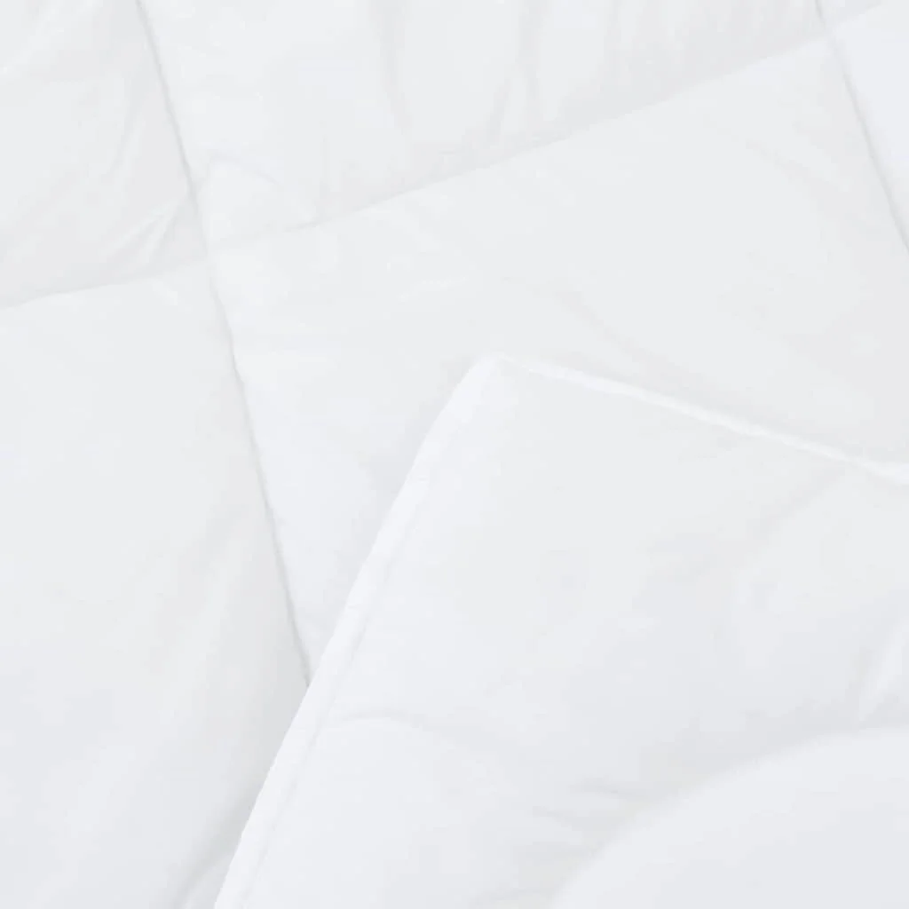 Paplan Egyéb párnával 3 pcs Fehér 240 x 220 cm Mikroszálas
