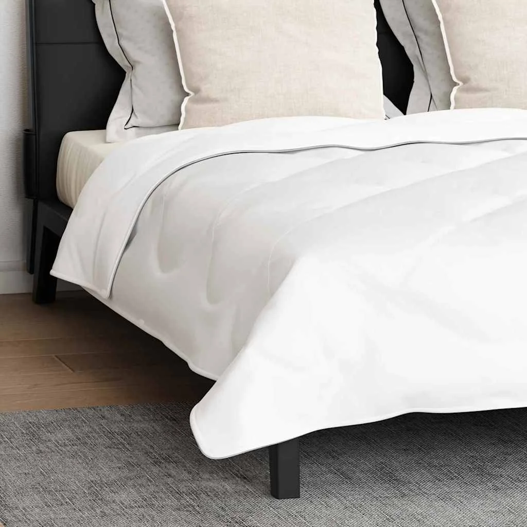 Paplan Egyéb párnával 3 pcs Fehér 240 x 220 cm Mikroszálas