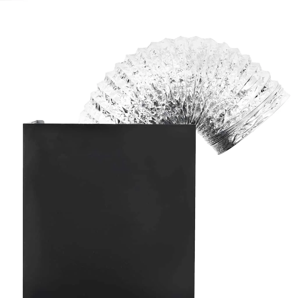 Fekete rozsdamentes acél fali páraelszívó 756 m³/h 90 cm