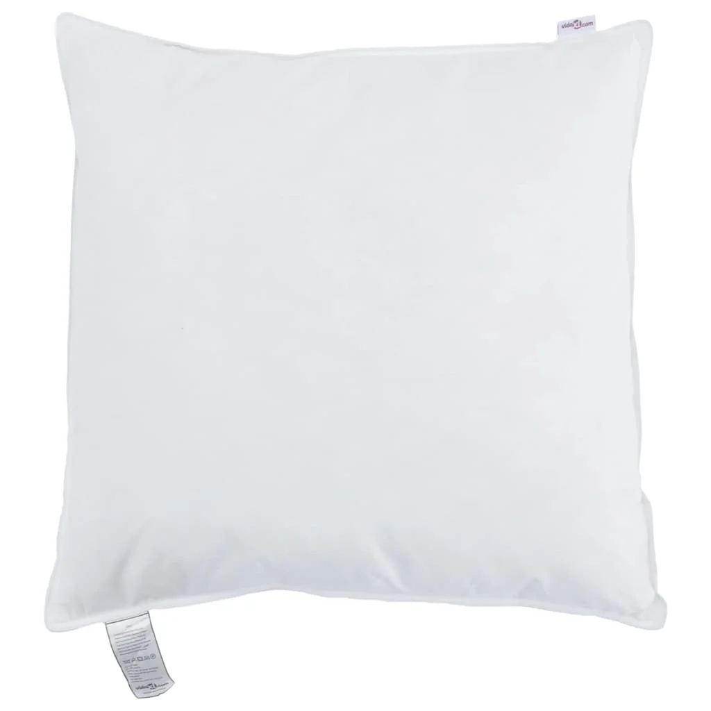 Párnák 2 pcs Fehér 80 x 80 cm 130gsm 100% pamut