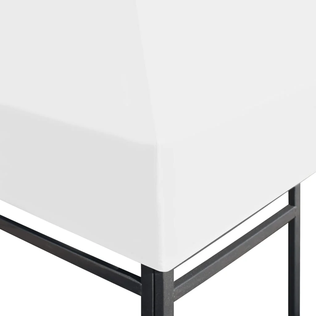 Fehér pavilon-tetőponyva 270 g/m²  4 x 3 m