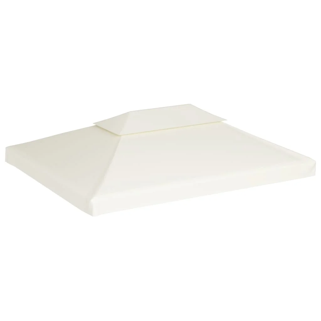 Krémfehér csere pavilon ponyvatető 310 g / m² 3 x 4 m