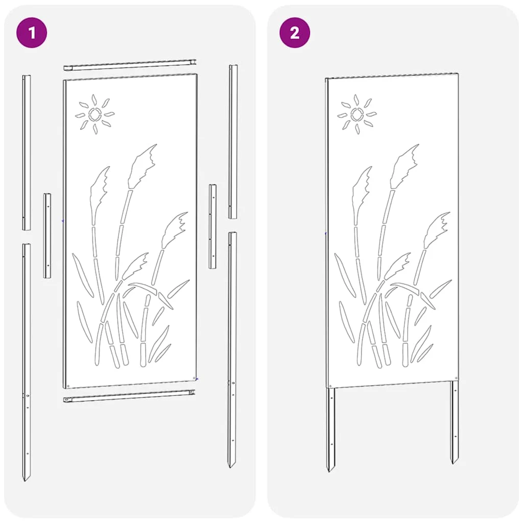 Kertvédő vászon Fehér 50 x 140 cm Hidegen hengerelt acél