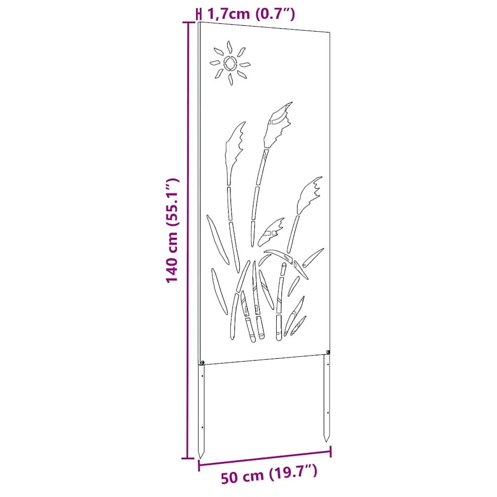 Kertvédő vászon Fehér 50 x 140 cm Hidegen hengerelt acél