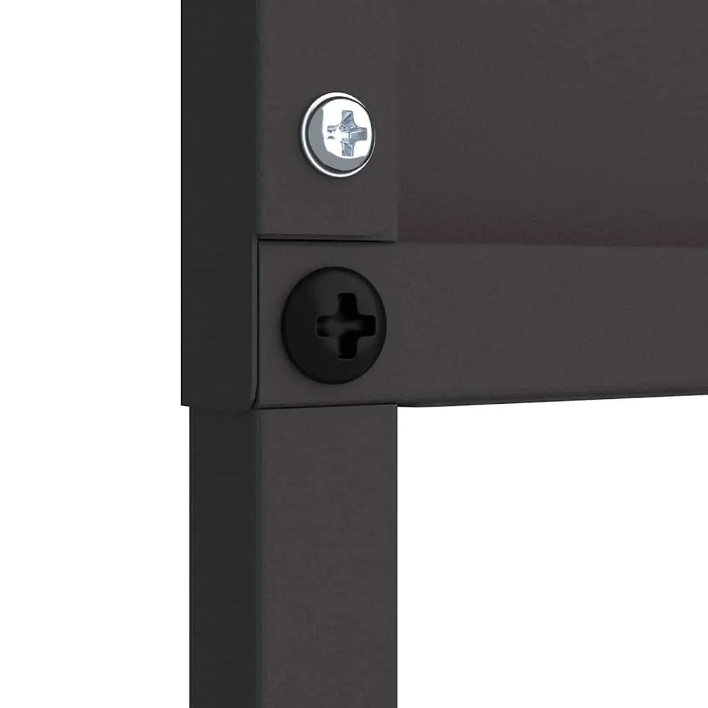 Kerti dekoratív panel Fekete 50 x 140 cm Hidegen hengerelt acél