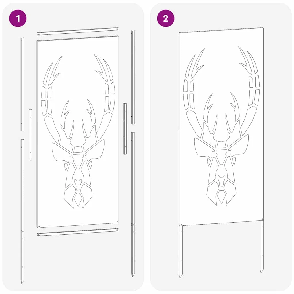 Kertvédő vászon Fehér 50 x 140 cm Hidegen hengerelt acél