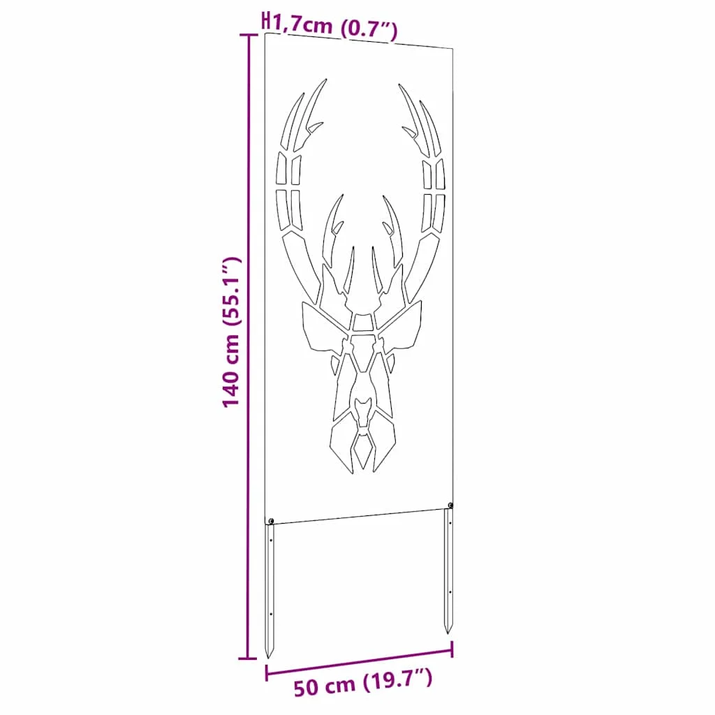Kertvédő vászon Fehér 50 x 140 cm Hidegen hengerelt acél