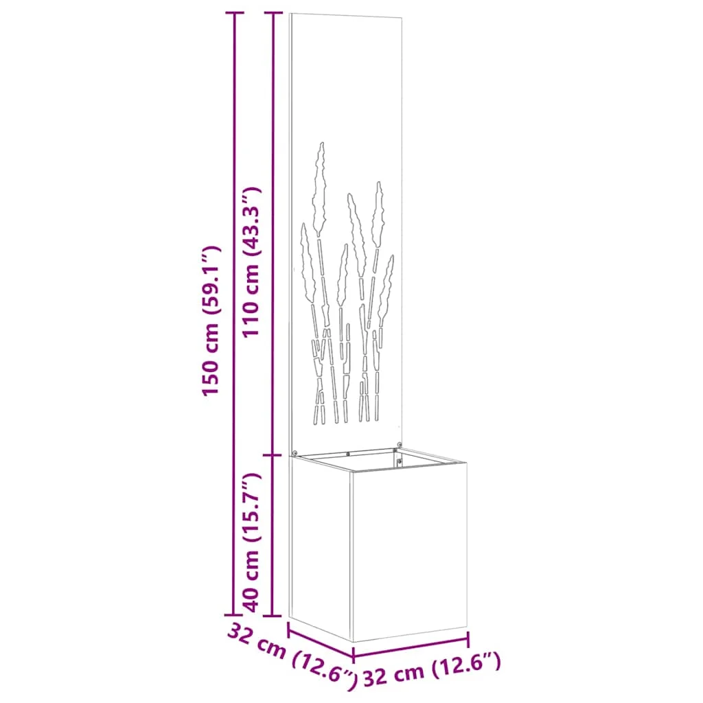 Kertvédő vászon Fehér 32 x 140 cm Hidegen hengerelt acél