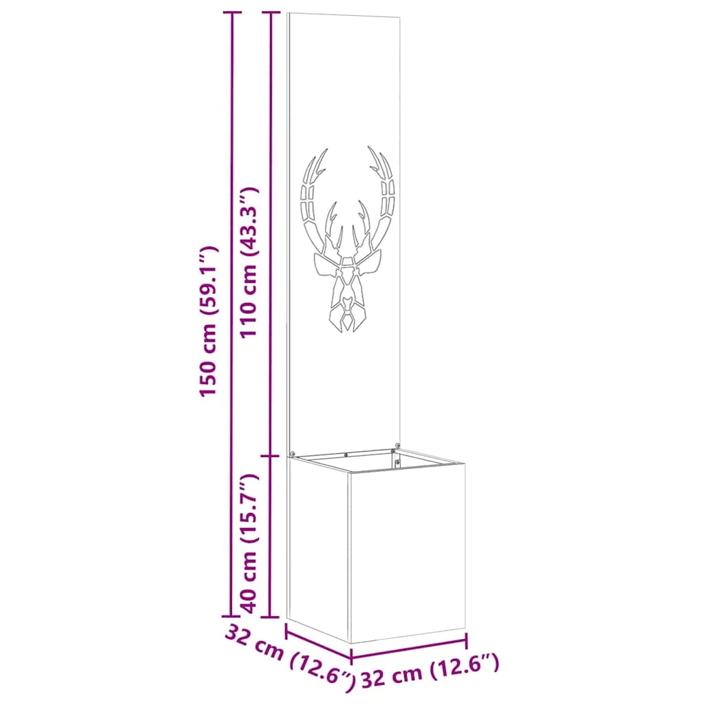 Kertvédő vászon Oliva zöld 32 x 140 cm Hidegen hengerelt acél