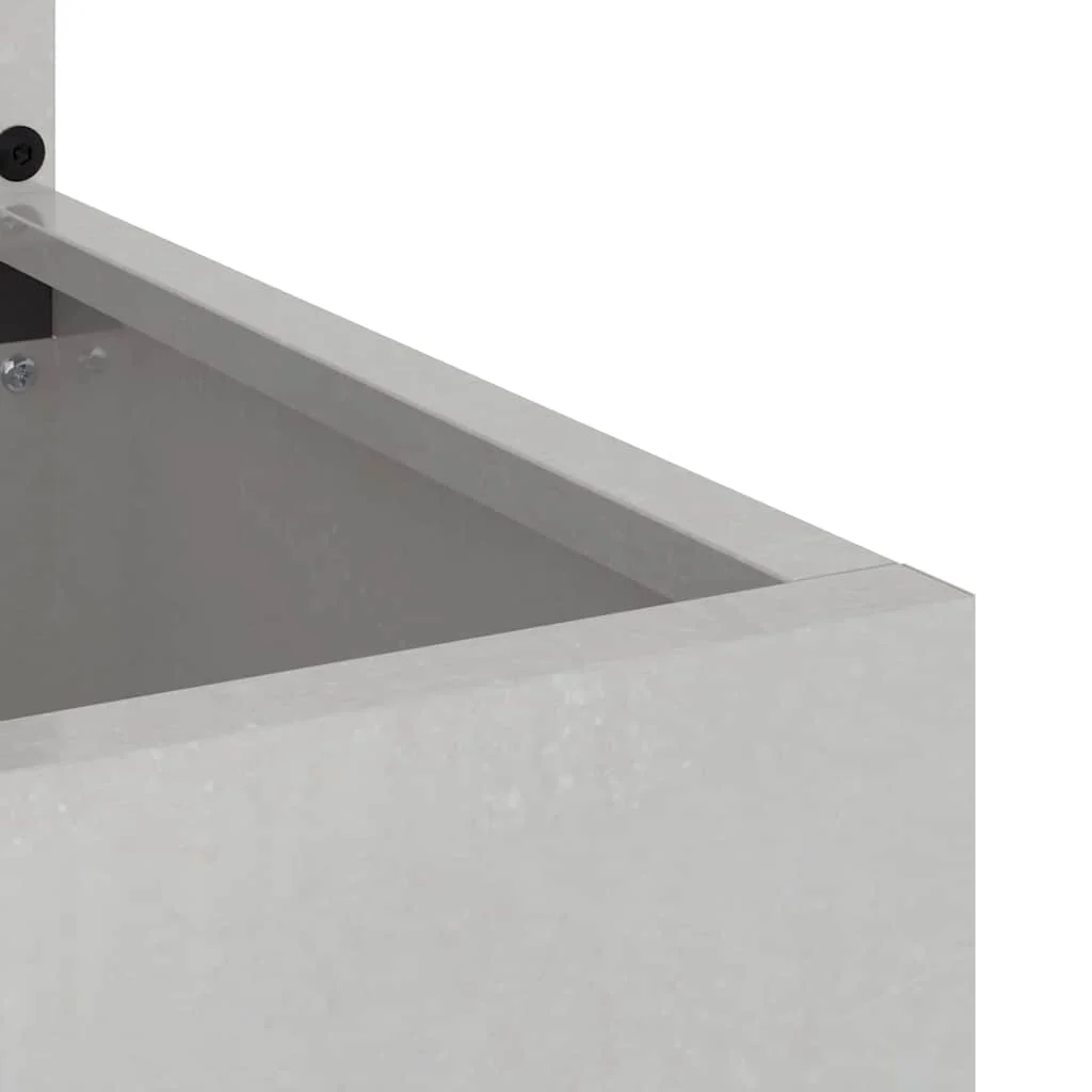 Kerti Cserepes Növény Tartó Dekoratív Panellel Ezüst