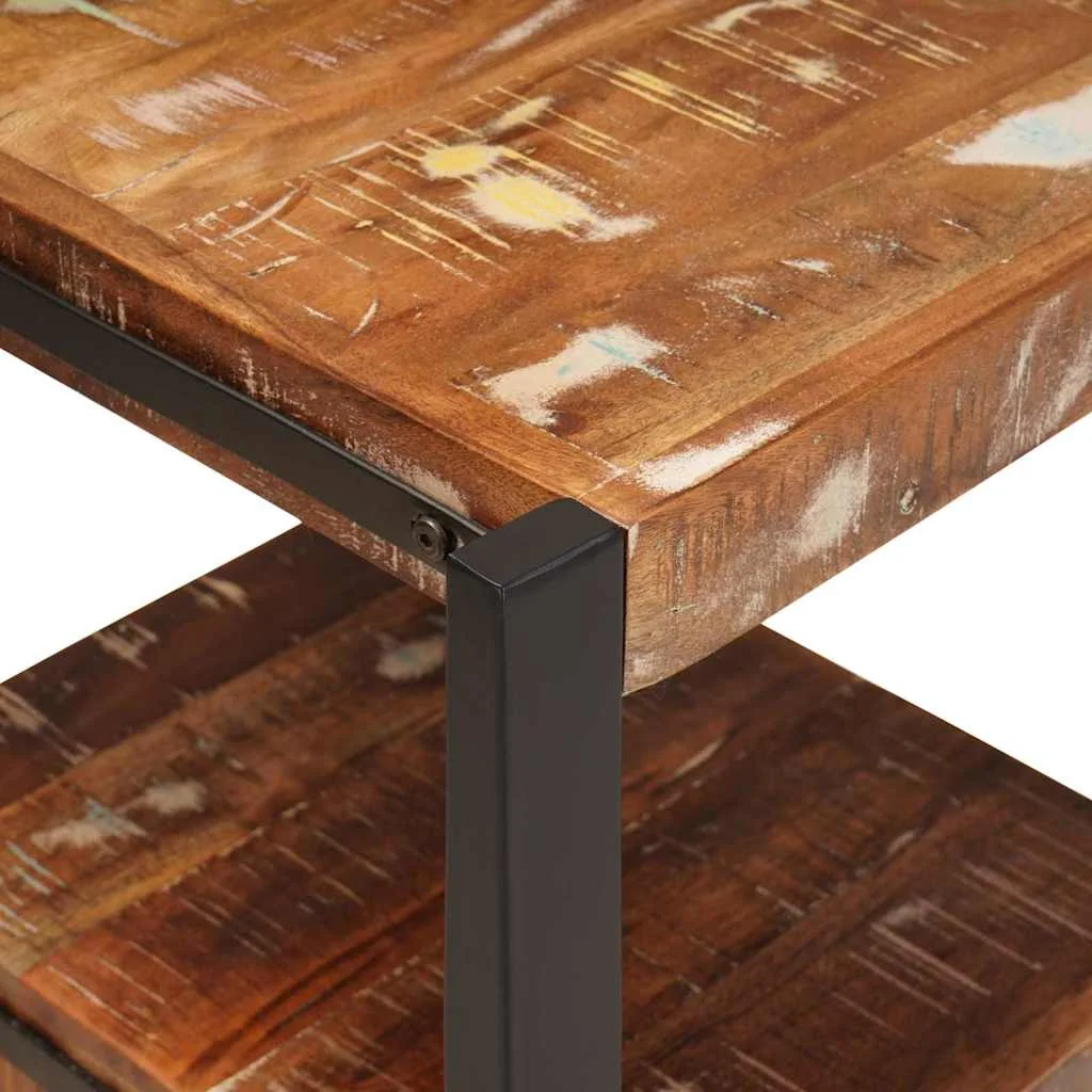 Valet állvány Többszínű 40x40x90 cm Szilárd Fa Újrahasznosított