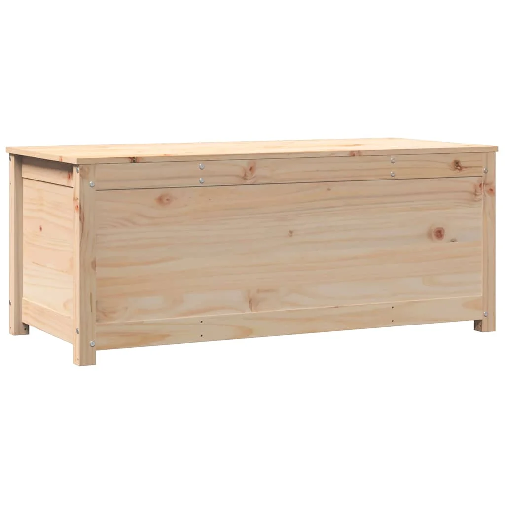 Tömör fenyőfa tárolóláda 110x50x45,5 cm