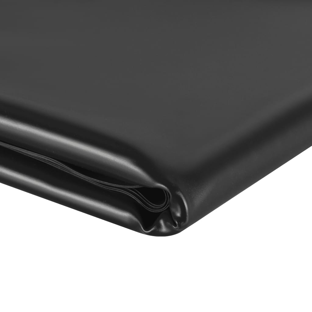 Fekete PVC tófólia 2 x 8 m 0,5 mm