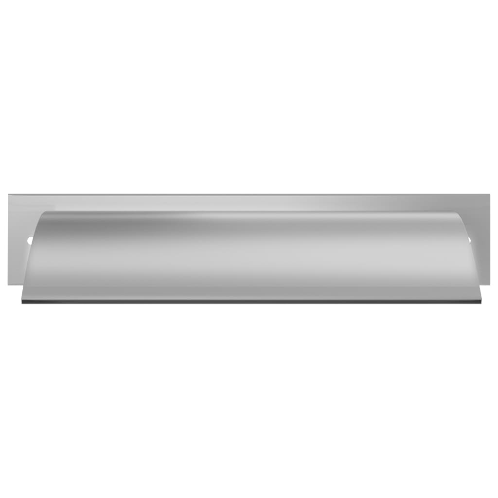 Ezüstszínű rozsdamentes acél medenceszökőkút 45 x 9 x 26 cm