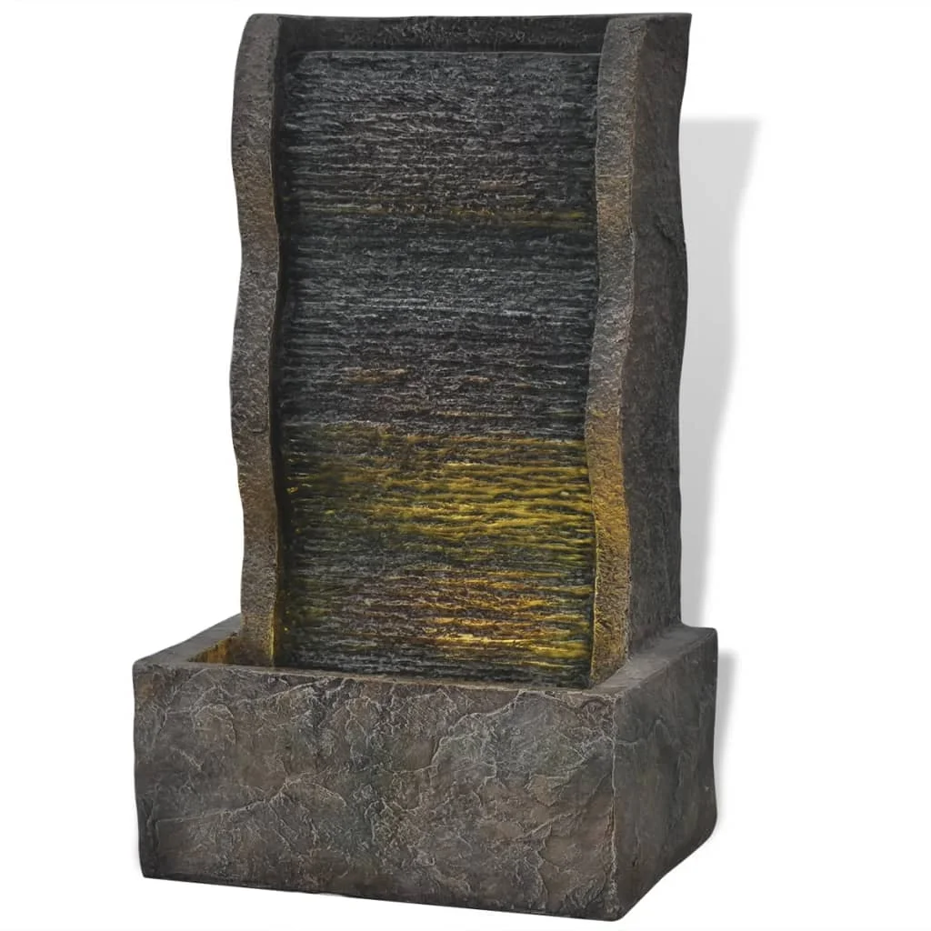 Beltéri LED-es gyantázott poliészter szökőkút