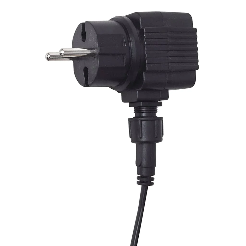 Négyszögletes rozsdamentes acél medence szökőkút LED fényekkel 60 cm