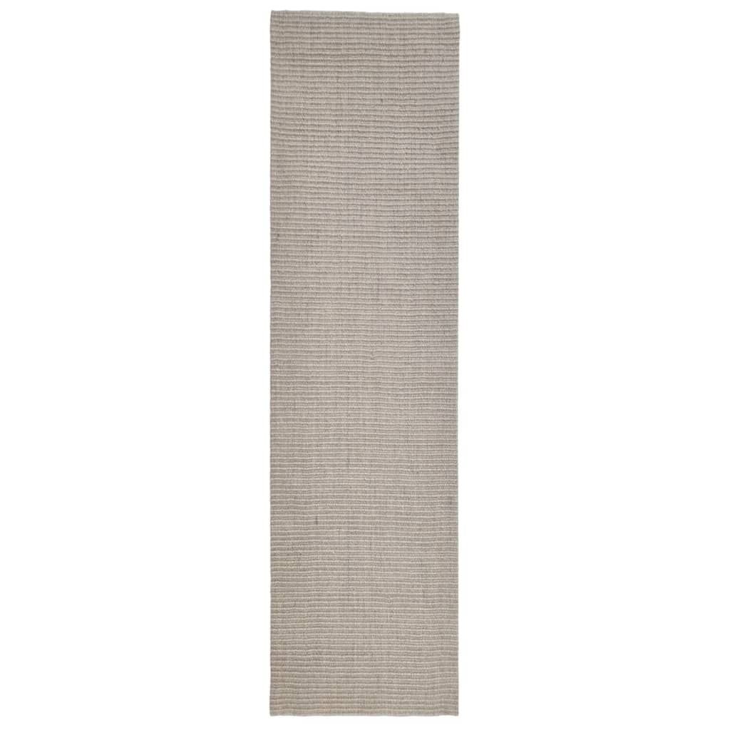 Homokszínű természetes szizálszőnyeg 80x300 cm