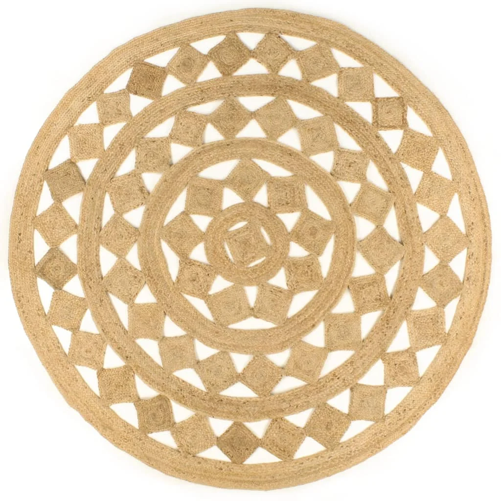 Kézzel font jutaszőnyeg 210 cm