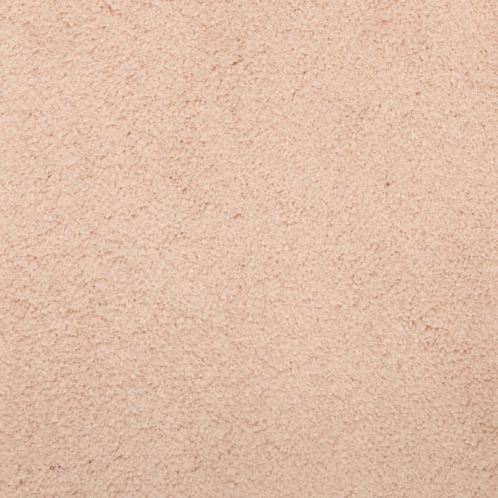 HUARTE púderszínű rövid szálú puha és mosható szőnyeg Ø 200 cm