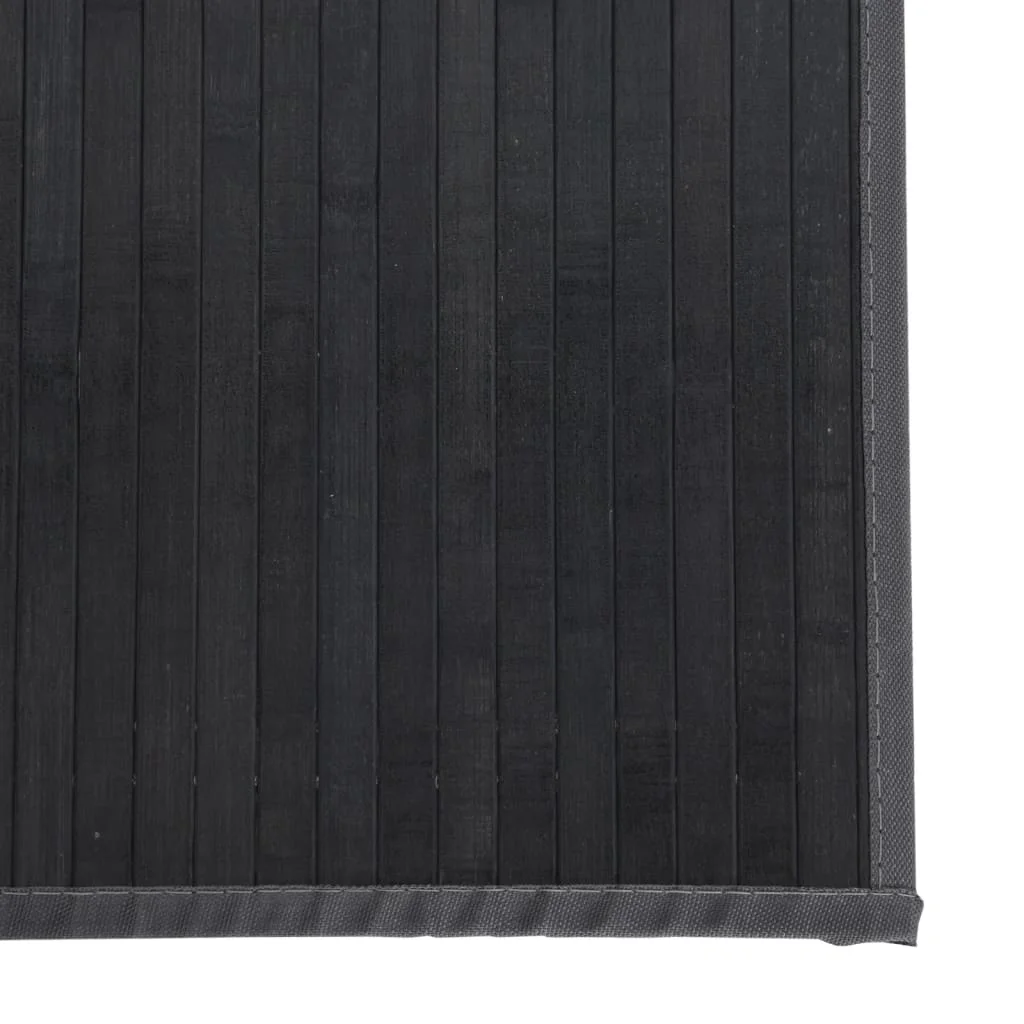 Négyszögletű szürke bambusz szőnyeg 100 x 1000 cm