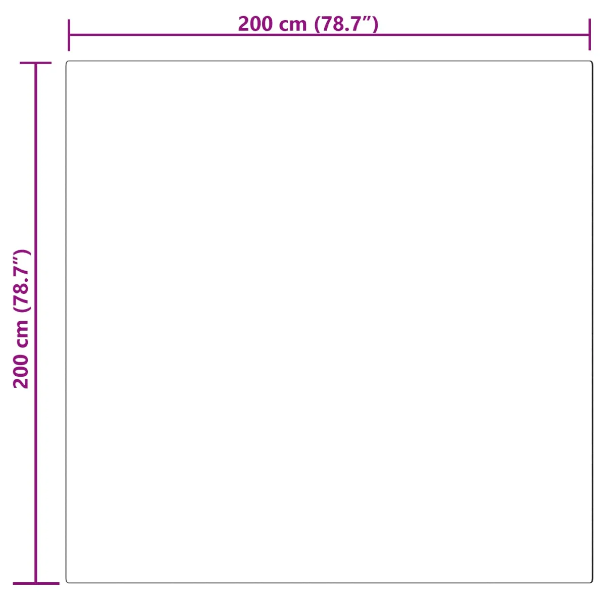 Műgyapjú Szőnyeg Tafalla Bézs 200 x 200 cm Poliészter