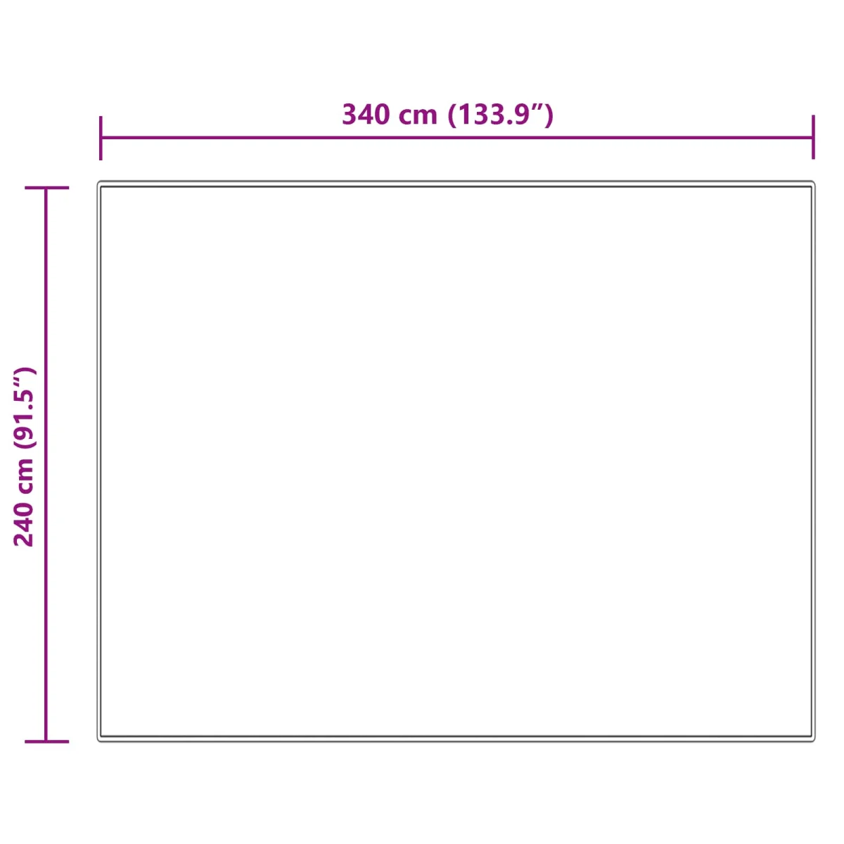 Műgyapjú Szőnyeg Tafalla Krém 240 x 340 cm Poliészter