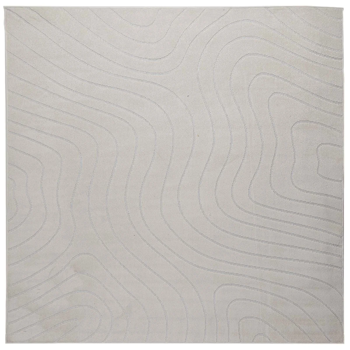 Területszőnyegek Négyzet Krém 200 x 200 cm