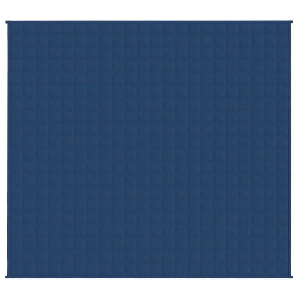 Kék szövet súlyozott takaró 220 x 230 cm 11 kg