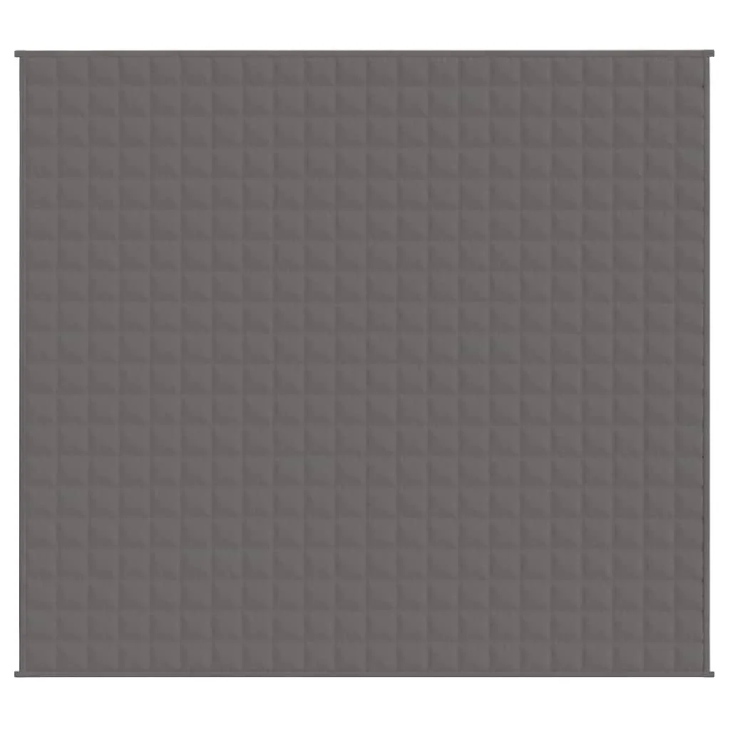 Szürke szövet súlyozott takaró 200 x 225 cm 13 kg