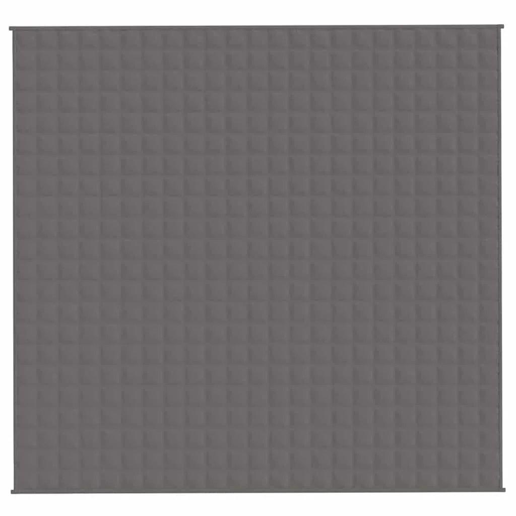 Szürke szövet súlyozott takaró 220 x 235 cm 11 kg