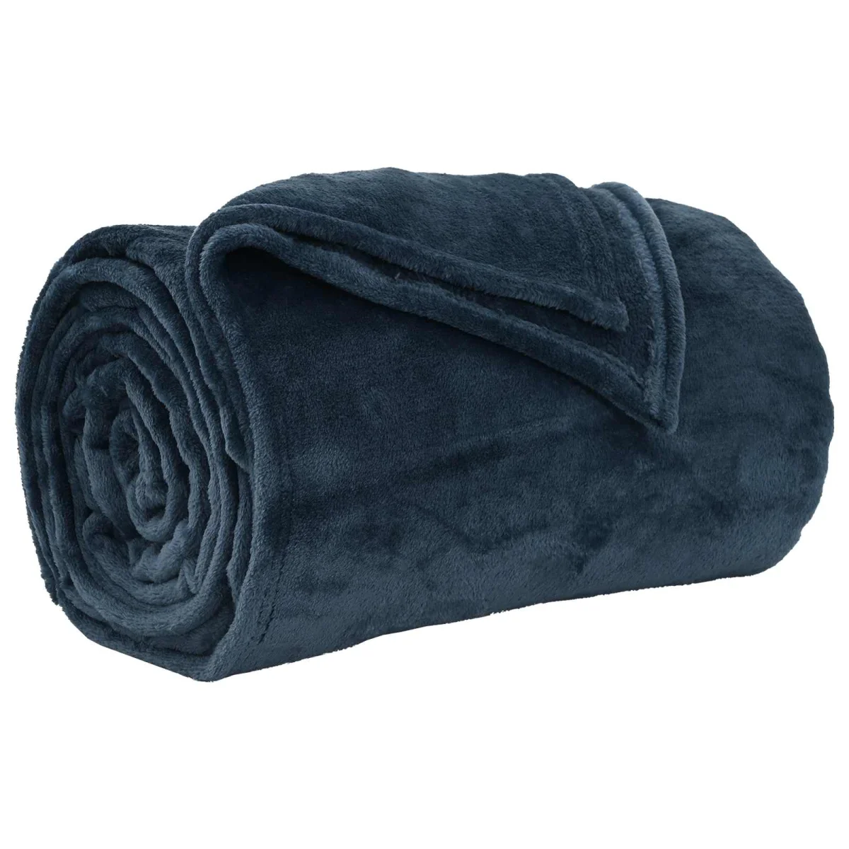 Takarók 6 pcs Sötétkék 240 x 270 cm Gyapjú