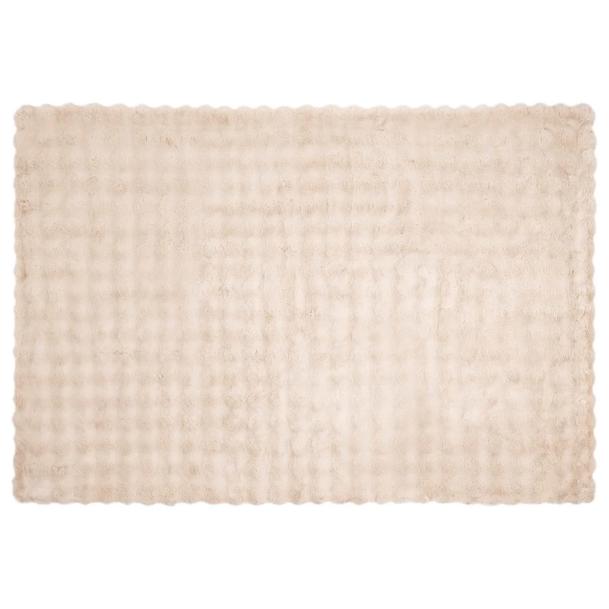 Csúszásgátlós műnyúl takaró Olite Bézs 150 x 220 cm Poliészter