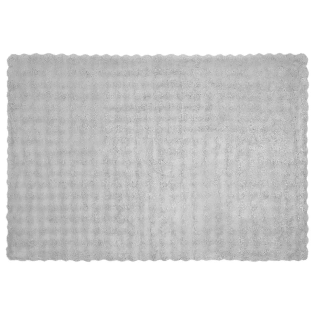 Csúszásgátlós műnyúl takaró Olite 4 pcs Szürke 150 x 220 cm