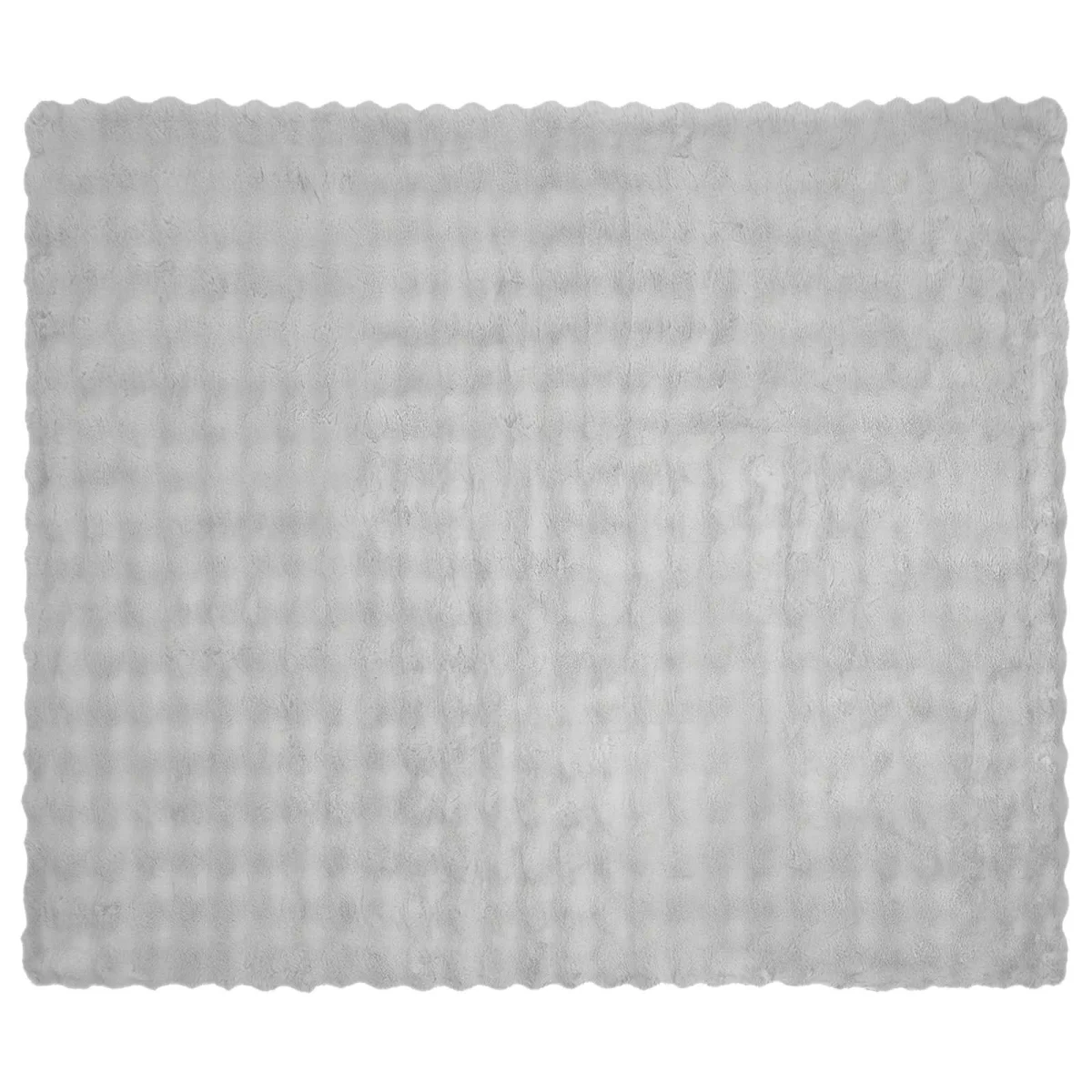 Csúszásgátlós műnyúl takaró Olite 4 pcs Szürke 240 x 270 cm