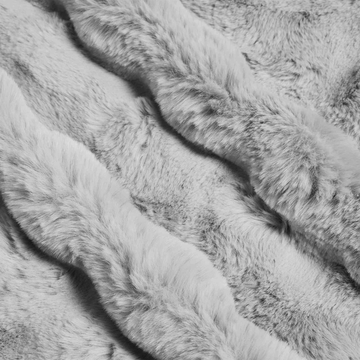 Csúszásgátlós műnyúl takaró Olite 4 pcs Szürke 240 x 270 cm