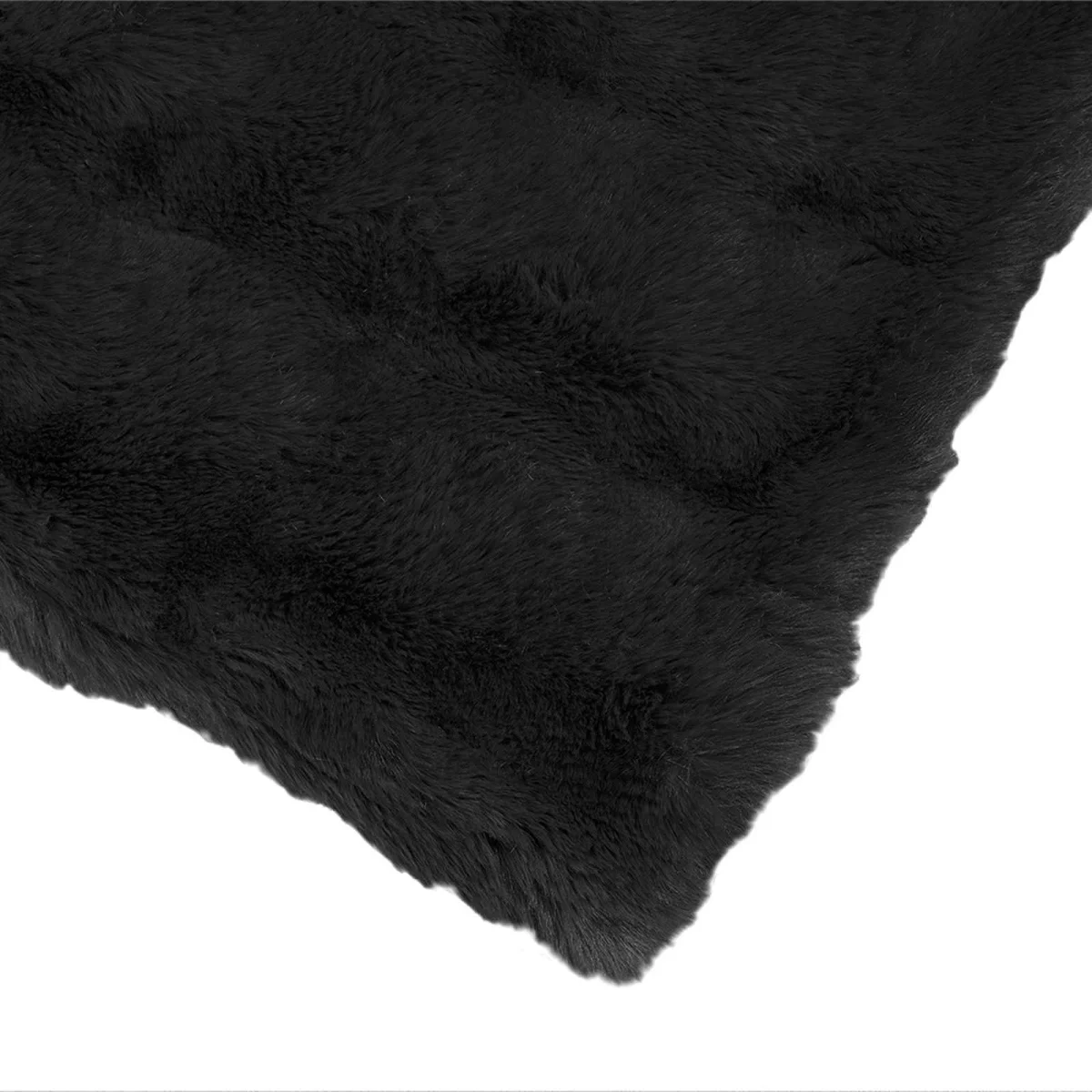 Csúszásgátlós műnyúl takaró Olite 4 pcs Fekete 240 x 270 cm
