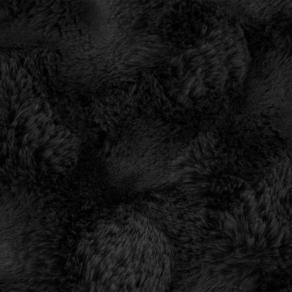 Csúszásgátlós műnyúl takaró Olite 4 pcs Fekete 240 x 270 cm