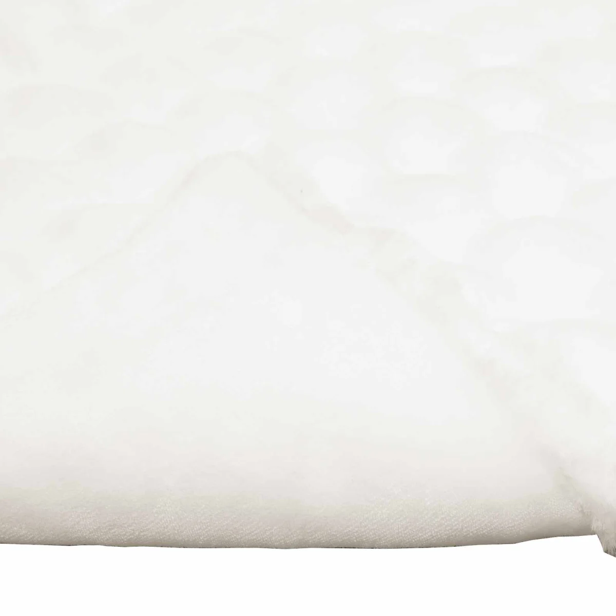 Csúszásgátlós műnyúl takaró Olite Fehér 150 x 220 cm Poliészter