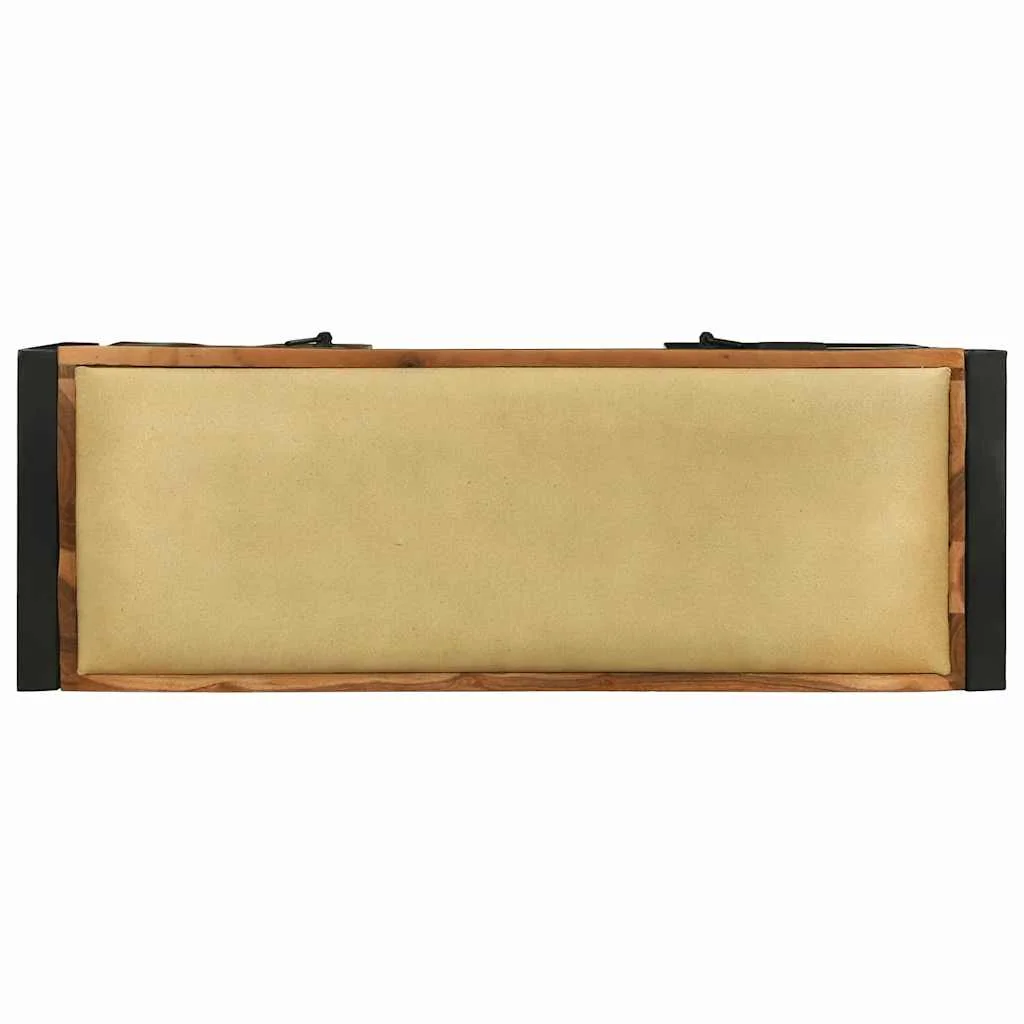 Pad szekrény multicolor 100x35x50 cm tömör újrahasznosított fa