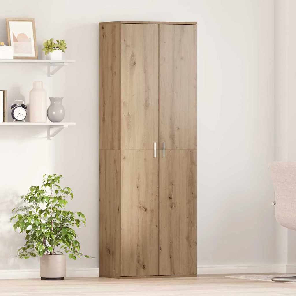 Highboard kézműves tölgy 60 x 35 x 180 cm Faanyag