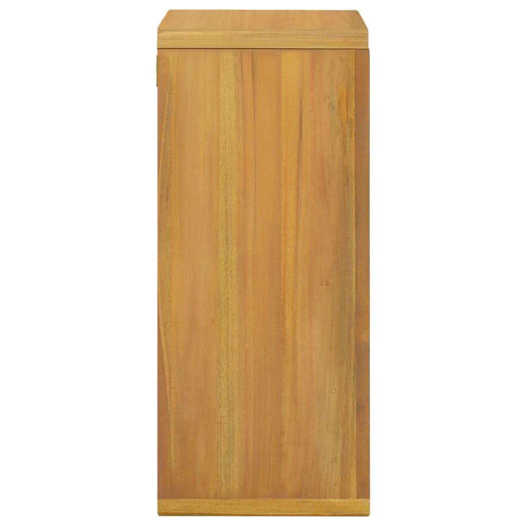 Tömör tíkfa falra szerelhető fürdőszobaszekrény 45 x 30 x 70 cm